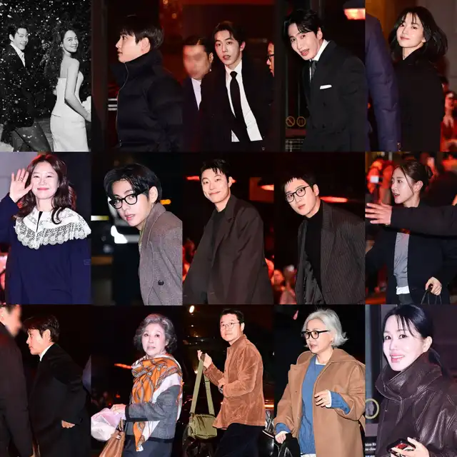  Desfile de famosos en la boda de Shin Min Ah y Kim Woo Bin. Foto: X 