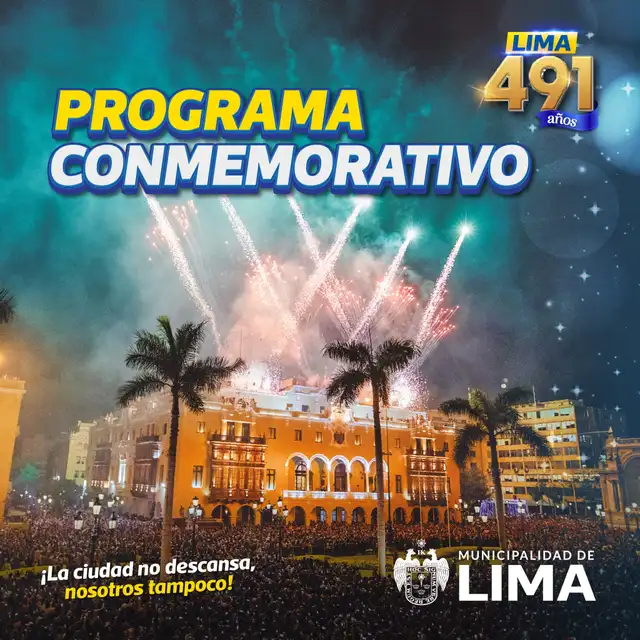 Actividades por el aniversario de Lima. Foto: Municipalidad de Lima    