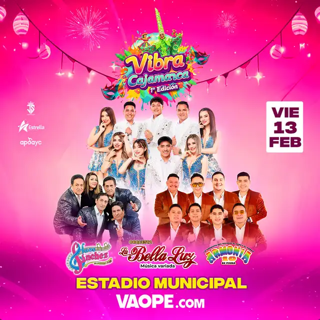 La Bella Luz llega a los Carnavales de Cajamarca. Foto: difusión. La Bella Luz llega a los Carnavales de Cajamarca. Foto: difusión.