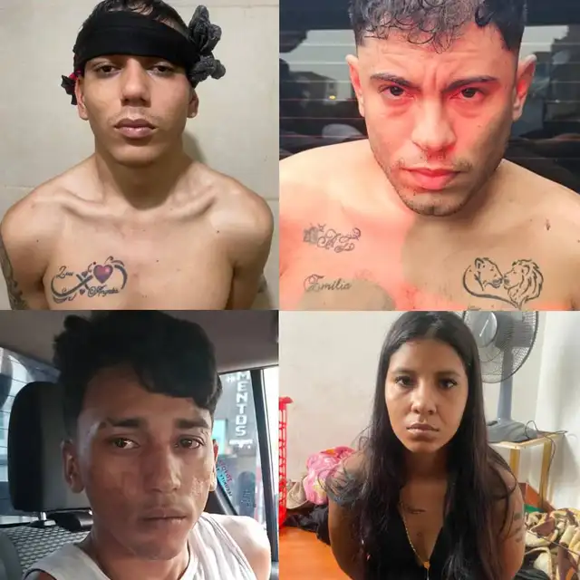 La policía detuvo a cuatro integrantes de Las hienas del mal. Foto: composición LR/ difusión La policía detuvo a cuatro integrantes de Las hienas del mal. Foto: composición LR/ difusión