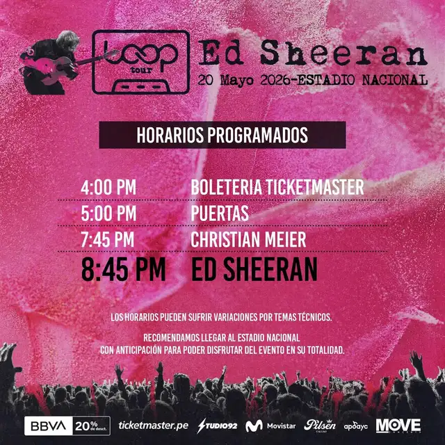 Ed Sheeran en Lima