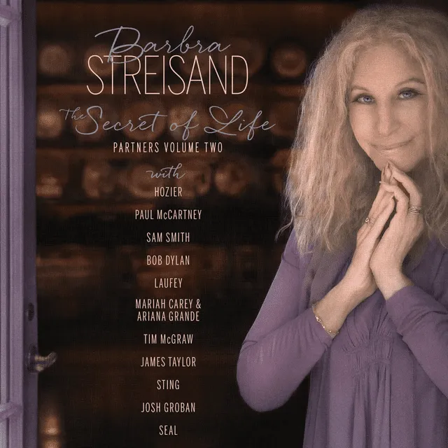 Barbra Streisand's The Secret of Life: Partners, Volume Two tracklist. Photo: Billboard Barbra Streisand's The Secret of Life: Partners, Volume Two tracklist. Photo: Billboard