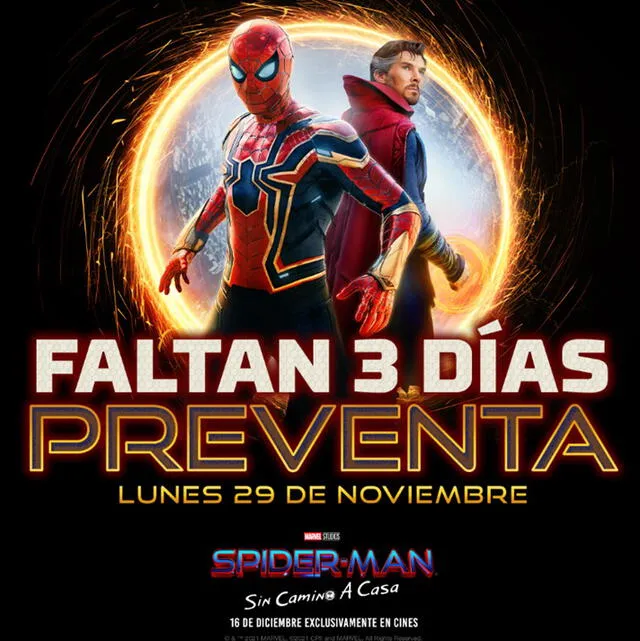 Spider-Man: no way home tiene un estreno programado para e 16 de diciembre del 2021 en Perú. Foto: Andes Films