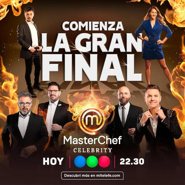 Telefé es el canal encargado de transmitir la gran final de MasterChef Celebrity 3. Foto: Telefé