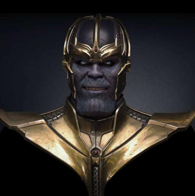 Así iba a lucir Thanos en el UCM. Foto: Marvel