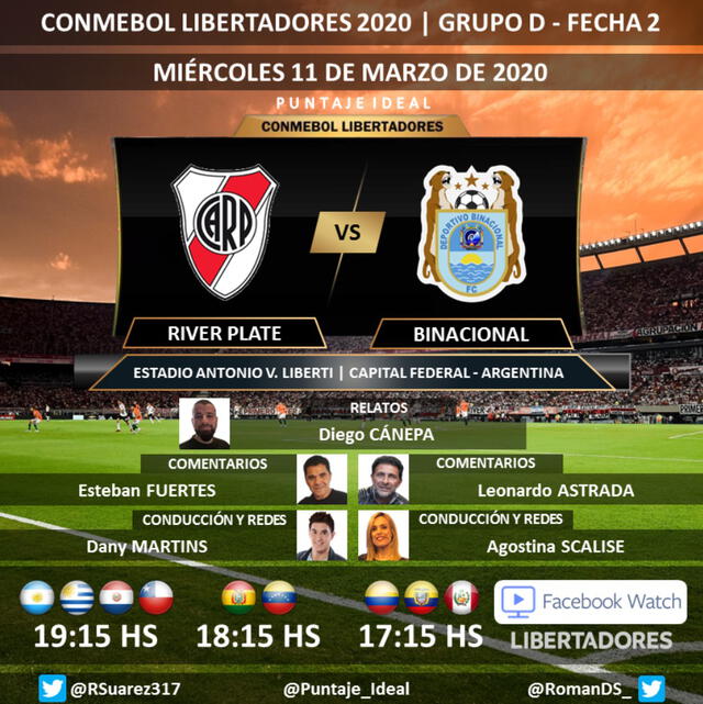 River Plate vs. Binacional