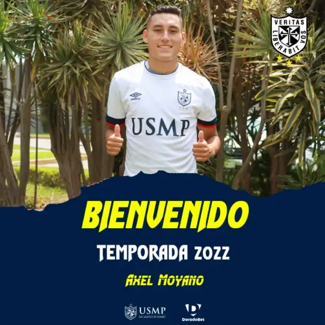 Axel Moyano es nuevo refuerzo santo. Foto: San Martín Axel Moyano es nuevo refuerzo santo. Foto: San Martín