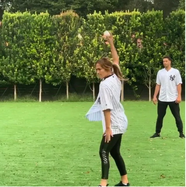Jennifer Lopez demuestra su habilidad para el deporte