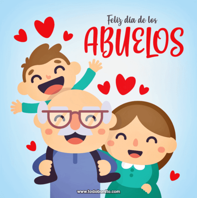 Dibujos para dedicar por el 'Día del Abuelo'. (Foto: Difusión)