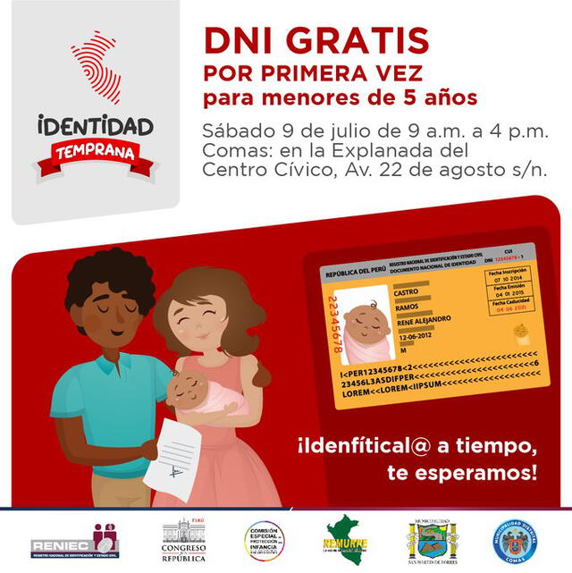 DNI menores de edad