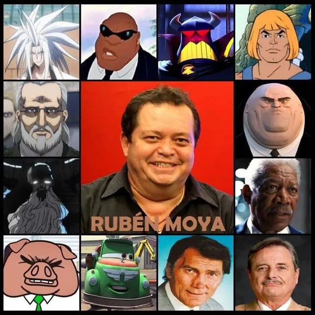  Rubén Moya se hizo famoso en el mundo del doblaje por su trabajo en cine y series animadas. Foto: Twitter/TheTopComics   