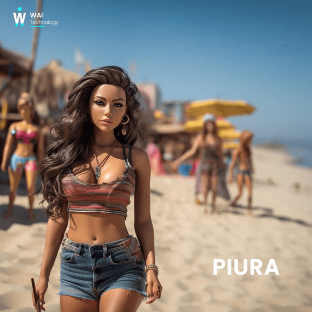 La Barbie de Piura se ubica en la playa, pues la región norteña se caracteriza por este tipo de zonas. Foto: Wai Technology    