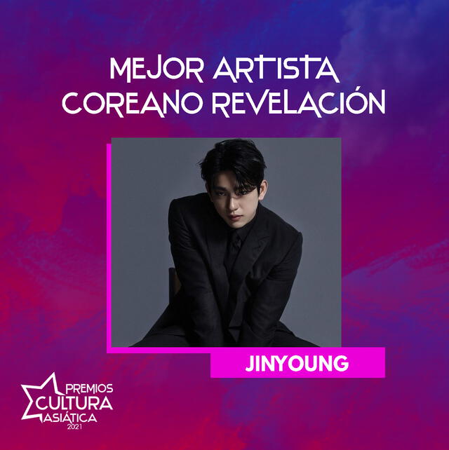 Jinyoung es uno de los nominados a Mejor artista coreano revelación en los PCA 2021. Foto: composición La República / BH Entertainment