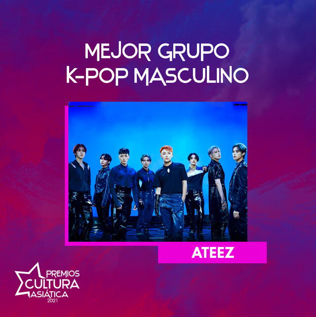 ATEEZ es uno de los nominados a Mejor grupo masculino de K-pop en los PCA 2021. Foto: composición La República/KQ Entertainment
