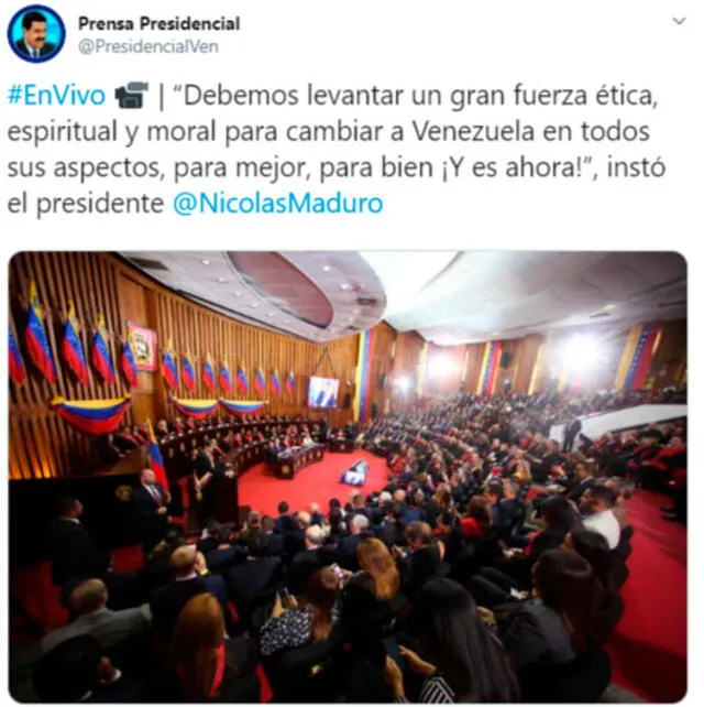 El líder chavista reiteró que ameritan muchos cambios para este 2020. Foto: captura