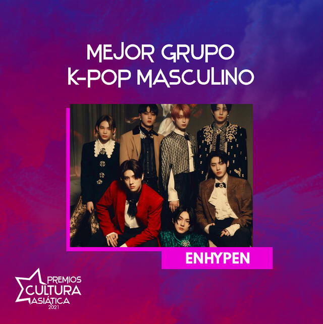 ENHYPEN es uno de los nominados a Mejor grupo masculino de K-pop en los PCA 2021. Foto: composición La República/BE:LIFT