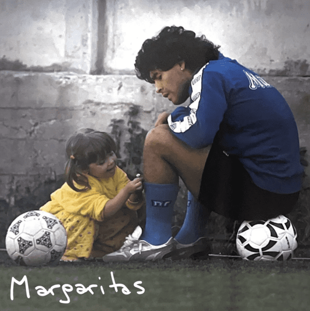 Fotografía que inspiró a la hija de Diego Maradona.