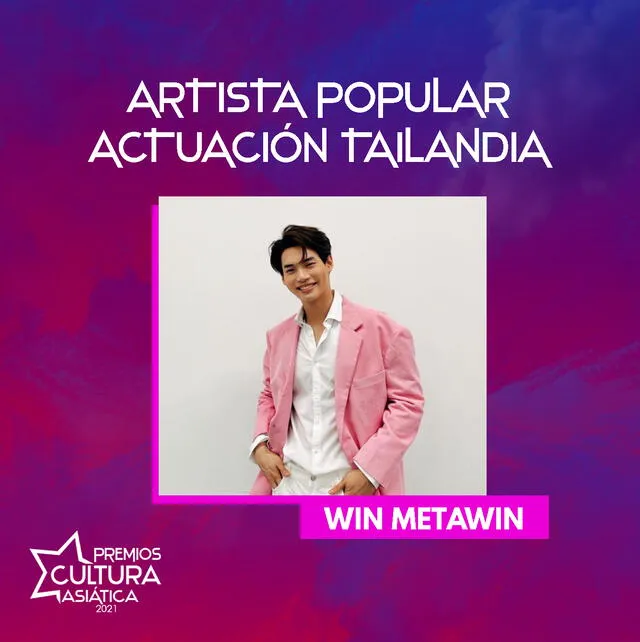 Mejor artista popular de Tailandia, PCA 2021, Premios Cultura Asiática