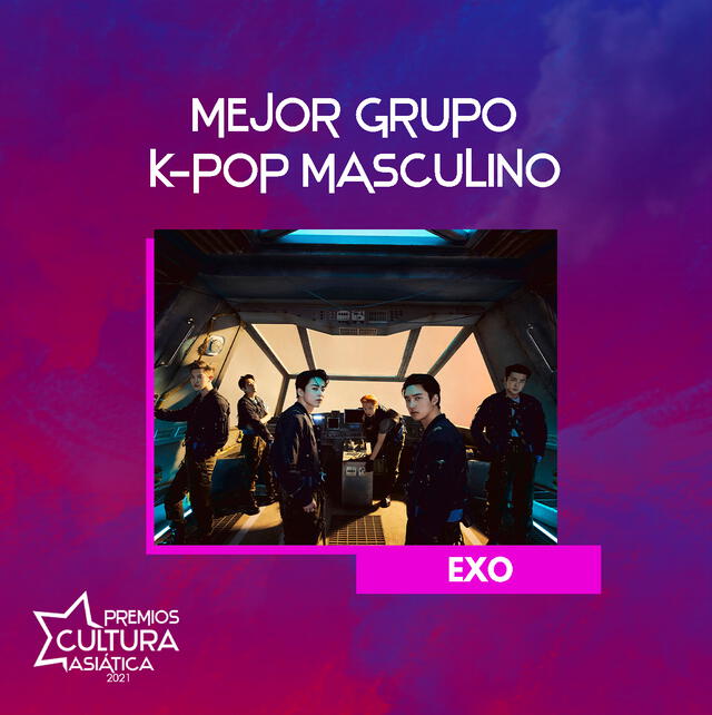 EXO es uno de los nominados a Mejor grupo masculino de K-pop en los PCA 2021. Foto: composición La República/SM