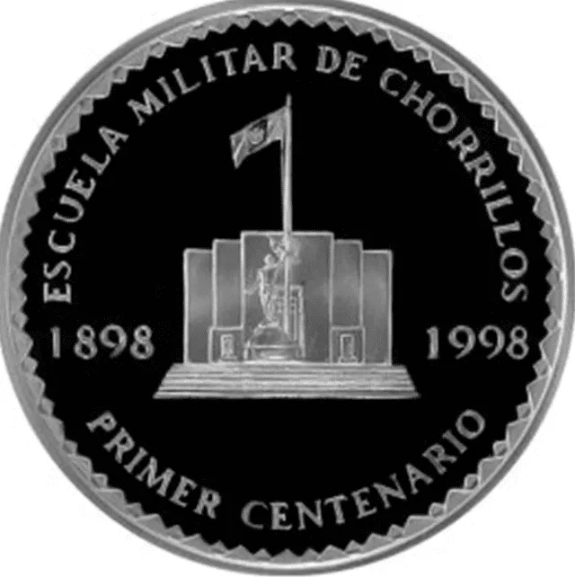 En la moneda también aparece el año de fundación de la Escuela Militar de Chorrillos. Foto: BCRP   