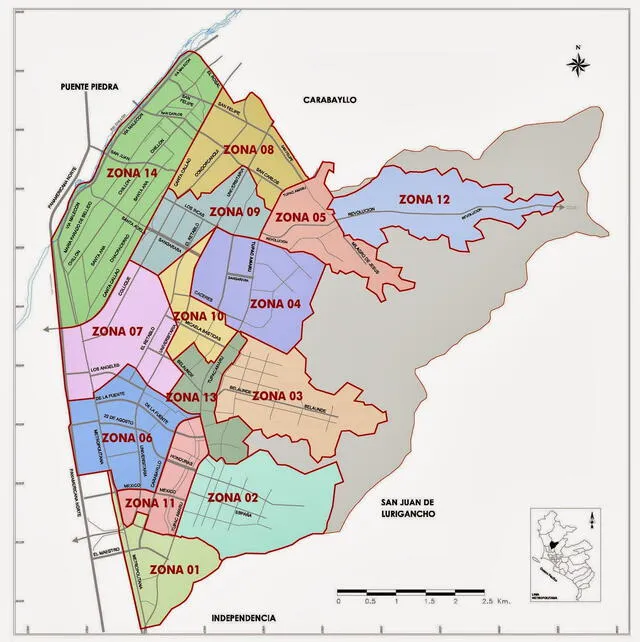 Comas limita con cinco distritos. Foto: Municipalidad de Comas.<br><br> Comas limita con cinco distritos. Foto: Municipalidad de Comas.<br><br>