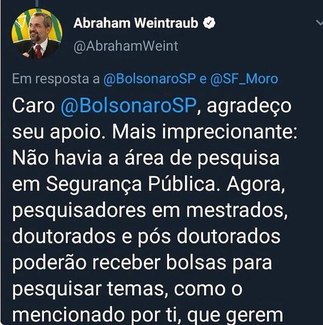 El ministro de Educación de Brasil se caracteriza por escribir con varios errores ortográficos. Foto: Captura