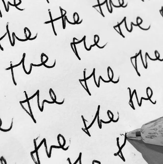  Los participantes intentaron escribir 'the' 33 veces. Foto: Christopher Moulin   