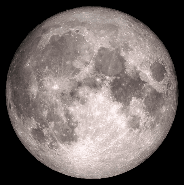  Las áreas oscuras de la Luna se formaron cuando impactos de asteroides o meteoritos crearon cuencas. Foto: NASA   