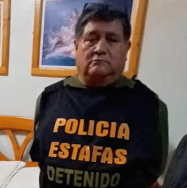  'El Chino' es identificado como Mateo Moisés Mallqui Juipa (64 años). Foto: PNP   