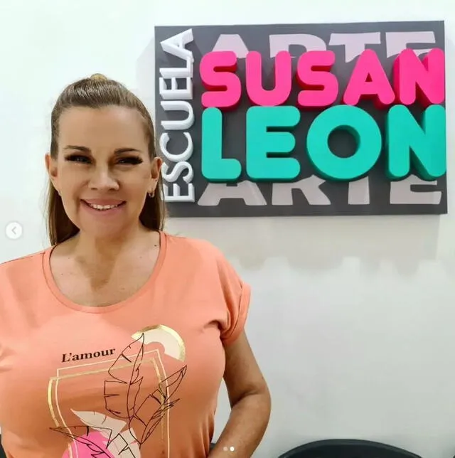 Susan León abrió su escuela que busca formar talentos en el Perú. Foto: Susan León/Instagram   