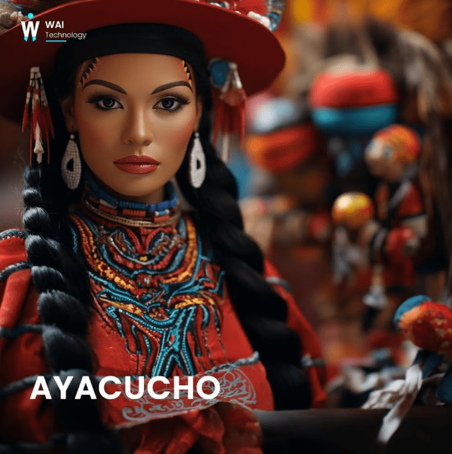 La Barbie ayacuchana tiene ropa típica de la región, en la cual el clima es frío. Foto: Wai Technology   