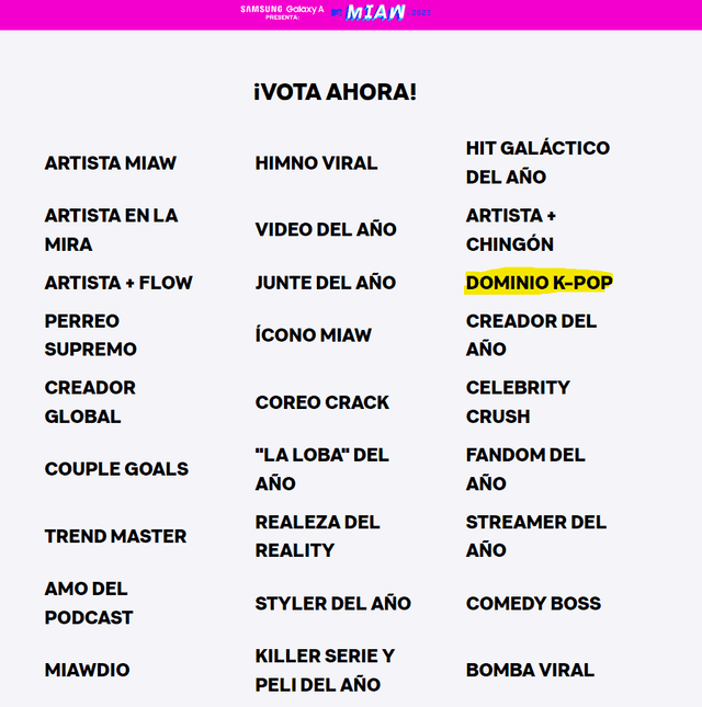 MTV MIAW 2023: ¿cómo votar por BLACKPINK, SUPER JUNIOR u otros artistas de k-pop?