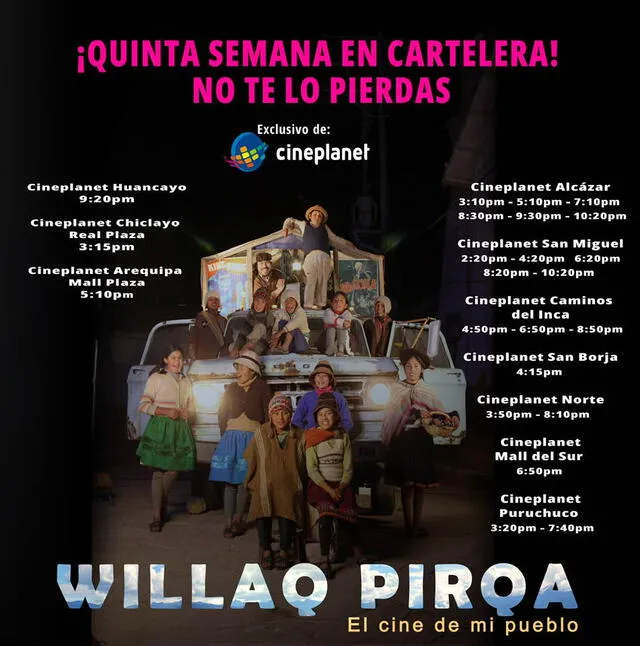 "Willaq Piraq" es la película peruana del momento. Foto: difusión