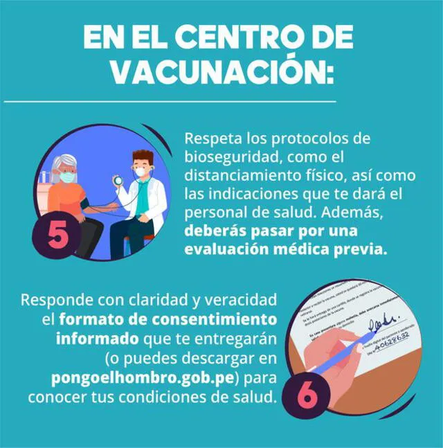 Recomendaciones para la vacunación