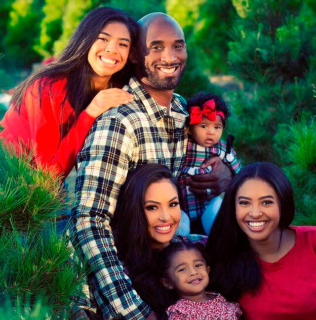 Kobe Bryant y Vanessa Bryant formaron una sólida familia con cuatro hijos.