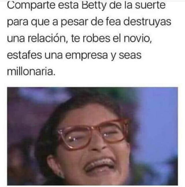 Los memes de Betty la fea
