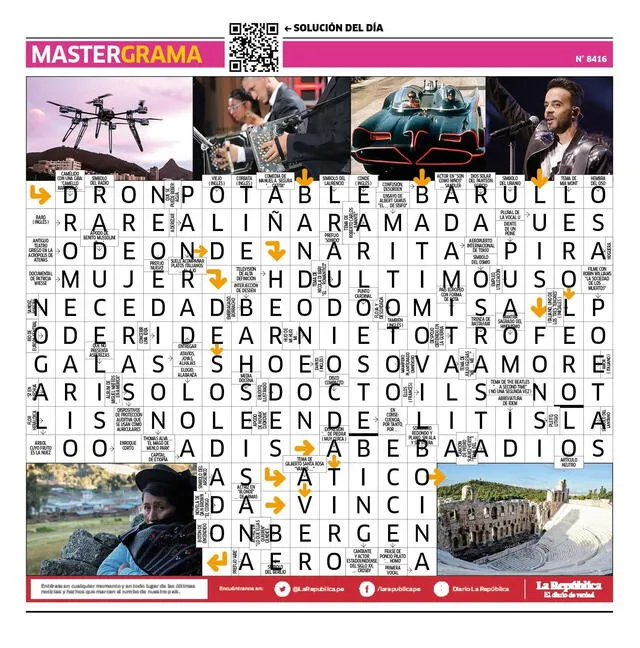 Mastergrama N° 8416 Mastergrama N° 8416