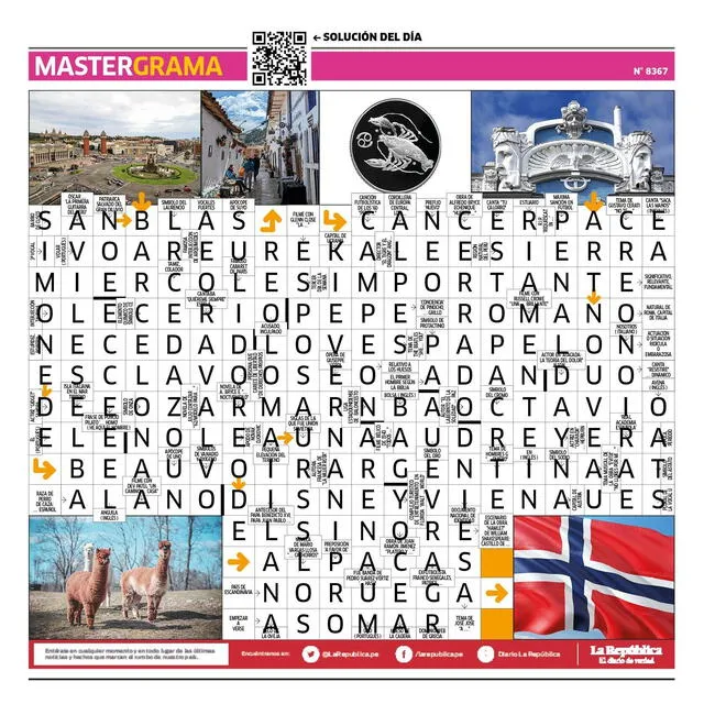 Mastergrama N° 8367 Mastergrama N° 8367