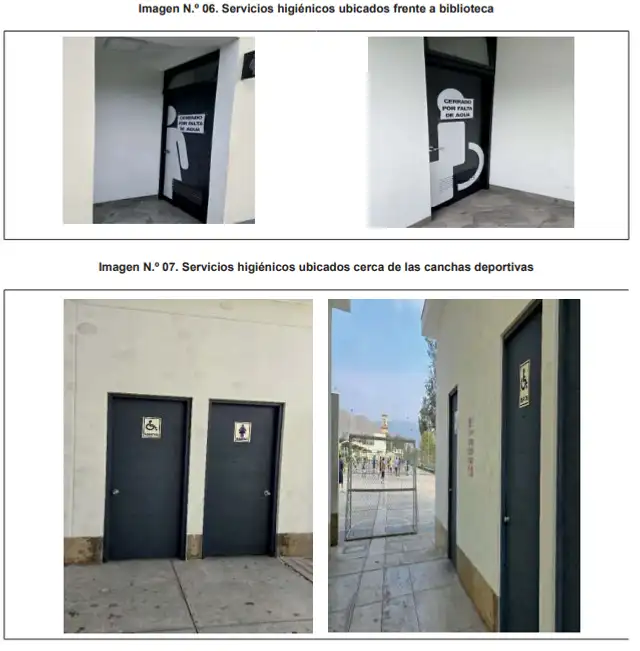 Los baños cerrarían muy temprano, según informan estudiantes. Los baños cerrarían muy temprano, según informan estudiantes.