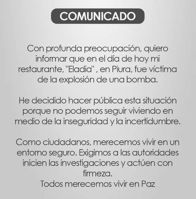 Edwin Guerrero lamenta ataques contra su familia y contra otros artistas. Foto: Instagram   