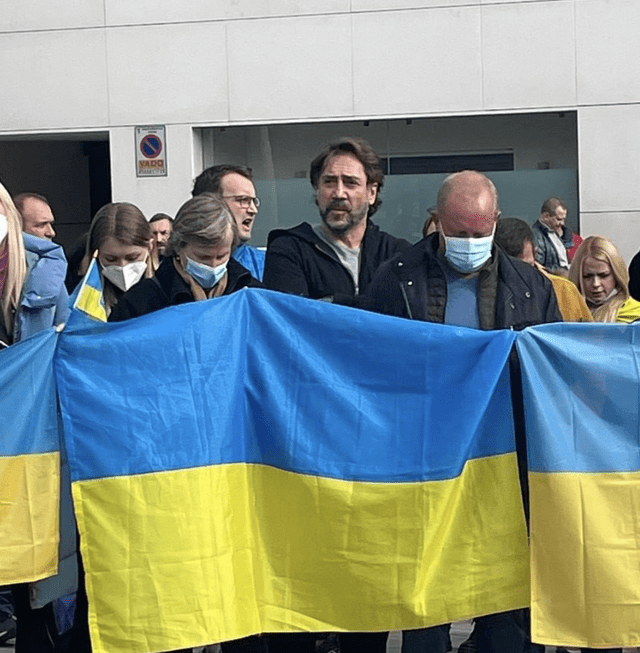 Javier Bardem se une a las protestas contra el Gobierno Ruso