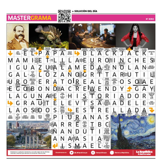 Mastergrama N° 8392 Mastergrama N° 8392