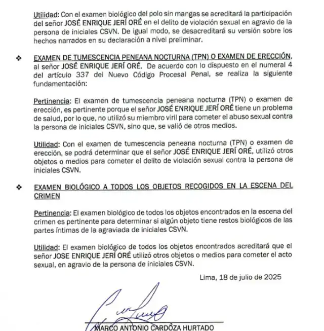 Solicitud de éxamenes hechas a la Fiscalía de la Familia, entonces liderada por Tómas Gálvez | Foto: X-Pamela Arroyo. Solicitud de éxamenes hechas a la Fiscalía de la Familia, entonces liderada por Tómas Gálvez | Foto: X-Pamela Arroyo.
