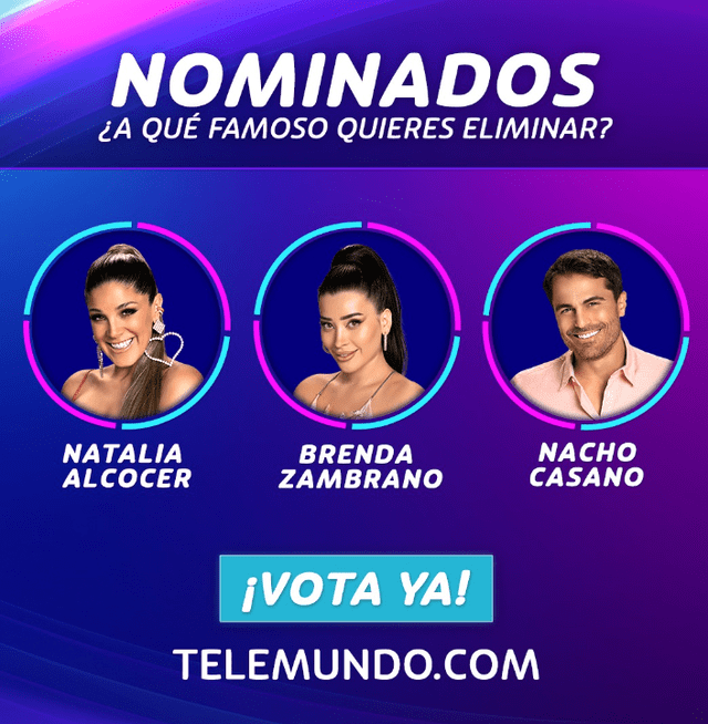 Nominados en la "La casa de los famosos 2"