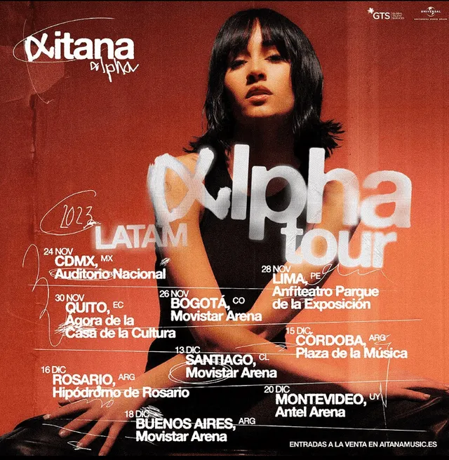  Aitana anuncia gira por Latinoamérica. Foto: Instagram<br><br>  