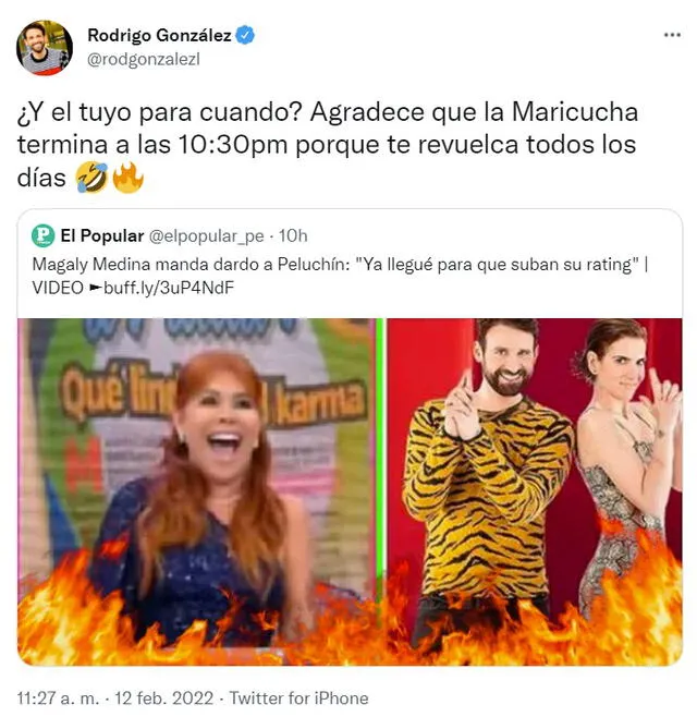 Rodrigo González responde en Twitter