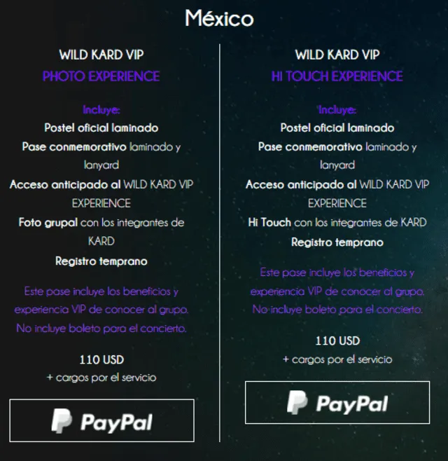 KARD Concierto Latinoamérica México