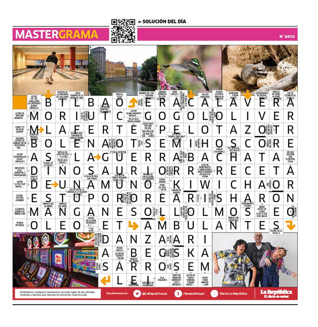 Mastergrama N° 8419 Mastergrama N° 8419