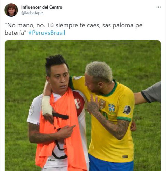 memes Perú vs. Brasil. Foto: Twitter
