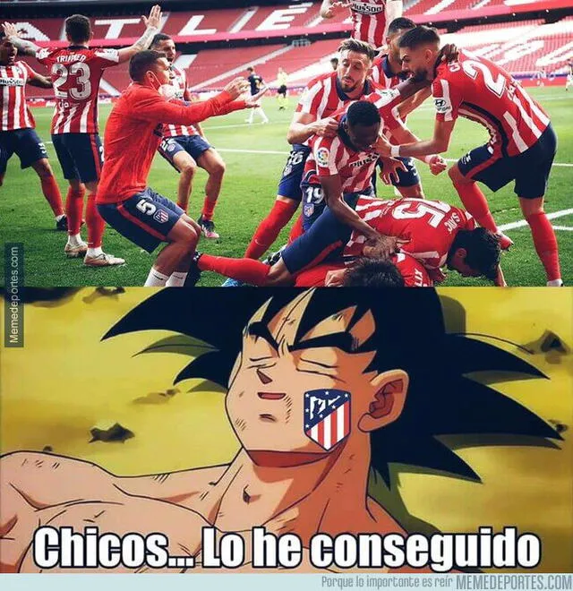 Memes Atlético de Madrid campeón. Foto: difusión